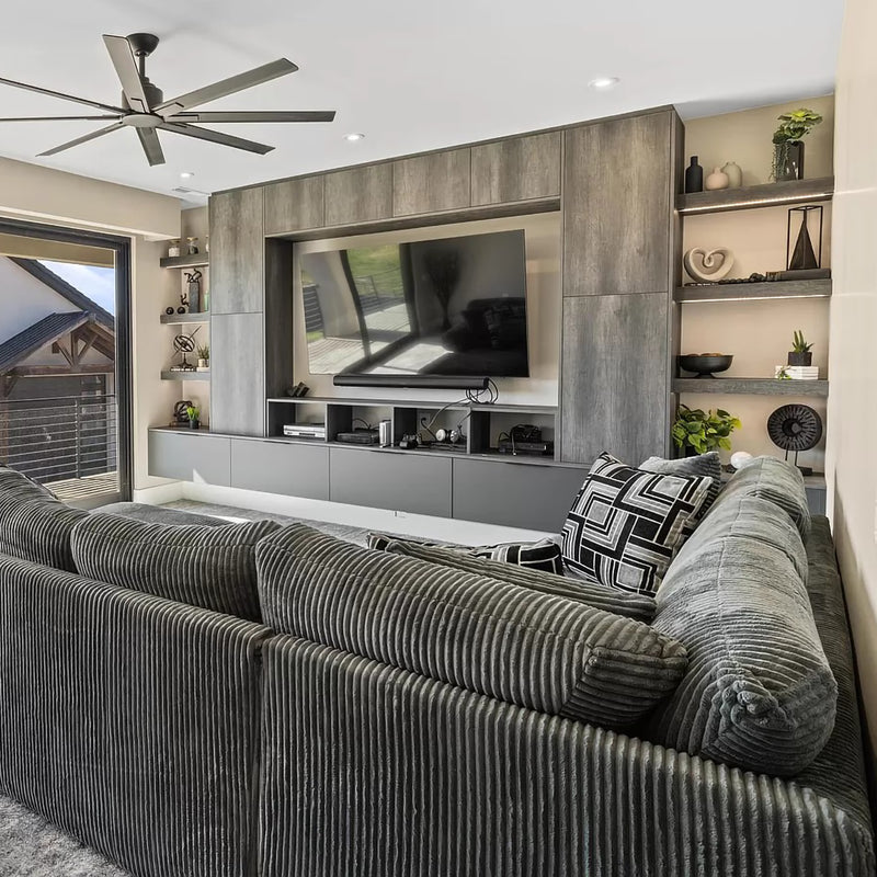 Custom great room and dining built-ins