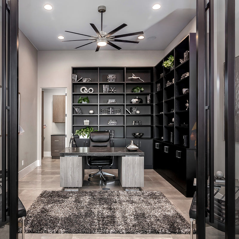 Custom home office cabinetry and shelving