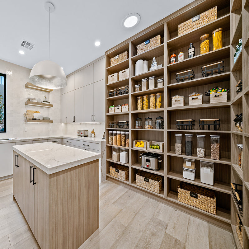 Custom pantry cabinetry and storage